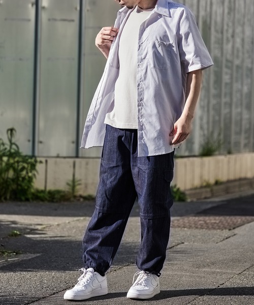 RED KAP(レッドキャップ)の「【RED KAP】4.25ワークシャツ半袖ストライプ RDKP-S0020(シャツ/ブラウス・メンズ・グレー系その他2/グレー系1/ホワイト系1/ネイビー系1/ブルー系その他2/ブルー系その他3/ブルー系その他/ホワイト系その他2・M/XL/L/S)」の15枚目の写真