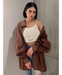 GYDA PATTERN SHEER シャツ