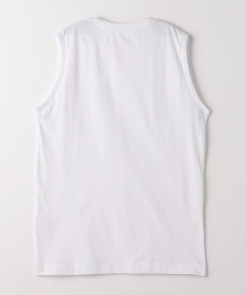 green label relaxing（グリーンレーベルリラクシング）の「ドライコットン ノースリーブ Tシャツ -吸水速乾-（タンクトップ・メンズ・ブラック/ホワイト/ライトグレー・M/L/XL/XXL/S）」の13枚目の写真