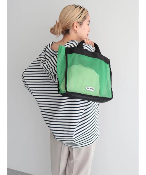 OUTDOOR PRODUCTS（アウトドアプロダクツ）の「OUTDOOR PRODUCTS トートバッグ（トートバッグ・レディース・アイボリー/ブラック/グリーン・FREE）」の17枚目の写真
