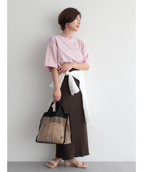 OUTDOOR PRODUCTS（アウトドアプロダクツ）の「OUTDOOR PRODUCTS トートバッグ（トートバッグ・レディース・アイボリー/ブラック/グリーン・FREE）」の10枚目の写真