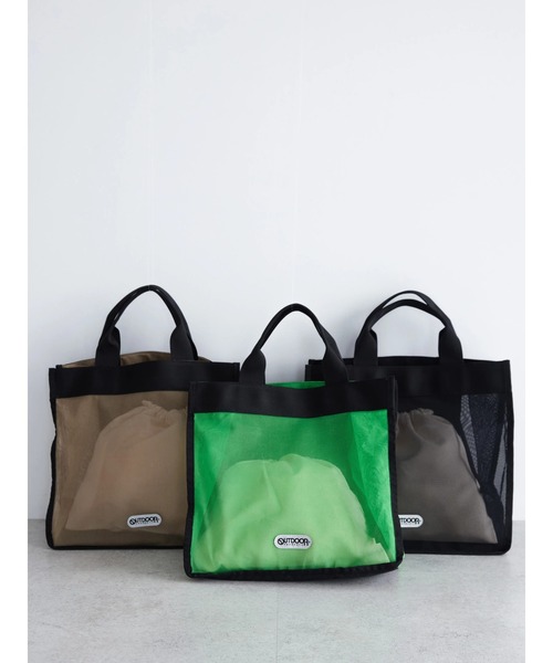 OUTDOOR PRODUCTS（アウトドアプロダクツ）の「OUTDOOR PRODUCTS トートバッグ（トートバッグ・レディース・アイボリー/ブラック/グリーン・FREE）」の11枚目の写真