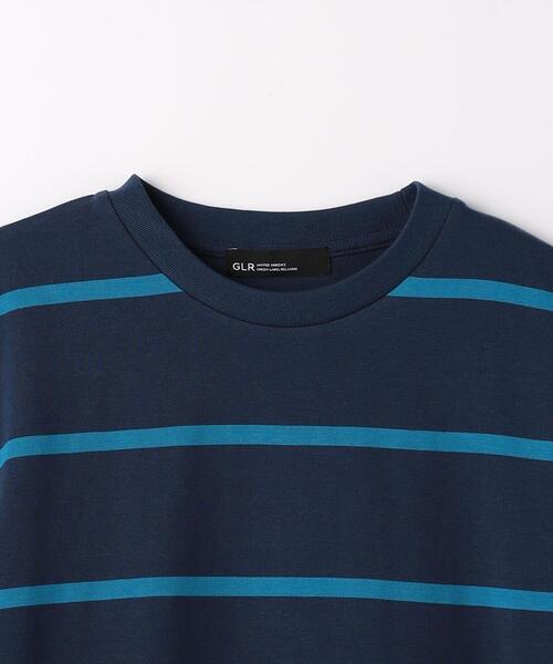 green label relaxing(グリーンレーベルリラクシング)の「FINE ボーダー クルーネック Tシャツ(Tシャツ/カットソー・メンズ・オフホワイト/ネイビー・XL/M/S/L)」の12枚目の写真
