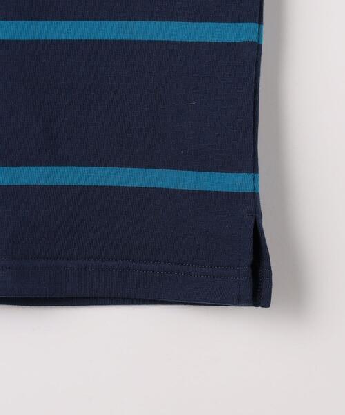 green label relaxing(グリーンレーベルリラクシング)の「FINE ボーダー クルーネック Tシャツ(Tシャツ/カットソー・メンズ・オフホワイト/ネイビー・XL/M/S/L)」の14枚目の写真