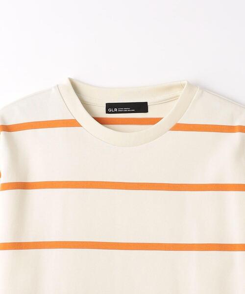 green label relaxing(グリーンレーベルリラクシング)の「FINE ボーダー クルーネック Tシャツ(Tシャツ/カットソー・メンズ・オフホワイト/ネイビー・XL/M/S/L)」の18枚目の写真