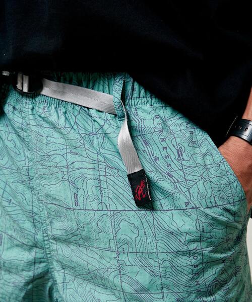 MEN'S MELROSE(メンズメルローズ)の「【GRAMICCI/グラミチ】 NYLON PACKABLE SHORTS /ナイロンパッカブル ショーツ G3SMP017(その他パンツ・メンズ・グリーン/ブルー・3/4/2)」の9枚目の写真
