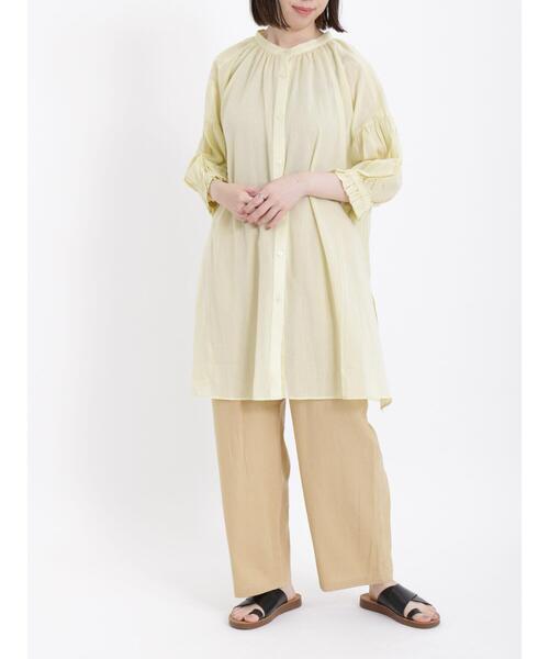 sm2rhythm（サマンサモスモスリズム）の「前後2wayチュニックブラウス（チュニック・レディース・グレー/ブルー/イエロー・F）」の18枚目の写真