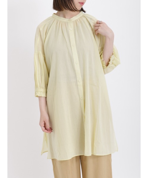 sm2rhythm（サマンサモスモスリズム）の「前後2wayチュニックブラウス（チュニック・レディース・グレー/ブルー/イエロー・F）」の20枚目の写真