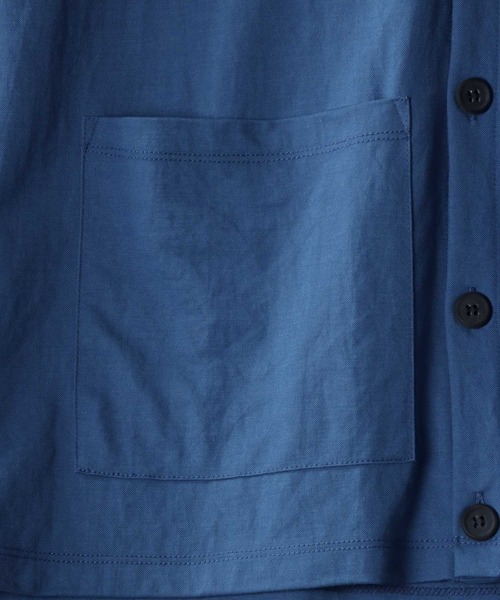 SITRY(シトリー)の「Cool touch fabric loose silhouette Cardigan/接触冷感 ルーズシルエット カーディガン/カーデ(カーディガン/ボレロ・メンズ・ブルー/チャコールグレー/カーキ/ブラック・M/L/LL)」の9枚目の写真