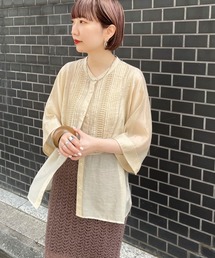 KBF | ハーフスリーブシアードレスシャツ(シャツ/ブラウス)