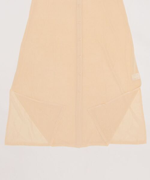 TITE IN THE STORE（ティテ　インザ　ストア）の「前ボタンシアーニットジレワンピース（ワンピース・レディース・ホワイト/ブラック・38）」の3枚目の写真