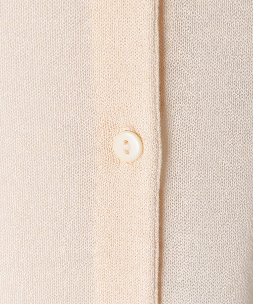 TITE IN THE STORE（ティテ　インザ　ストア）の「前ボタンシアーニットジレワンピース（ワンピース・レディース・ホワイト/ブラック・38）」の10枚目の写真