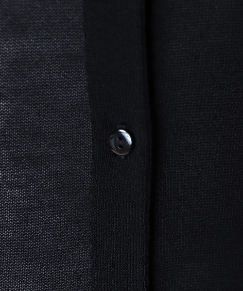 TITE IN THE STORE（ティテ　インザ　ストア）の「前ボタンシアーニットジレワンピース（ワンピース・レディース・ホワイト/ブラック・38）」の11枚目の写真