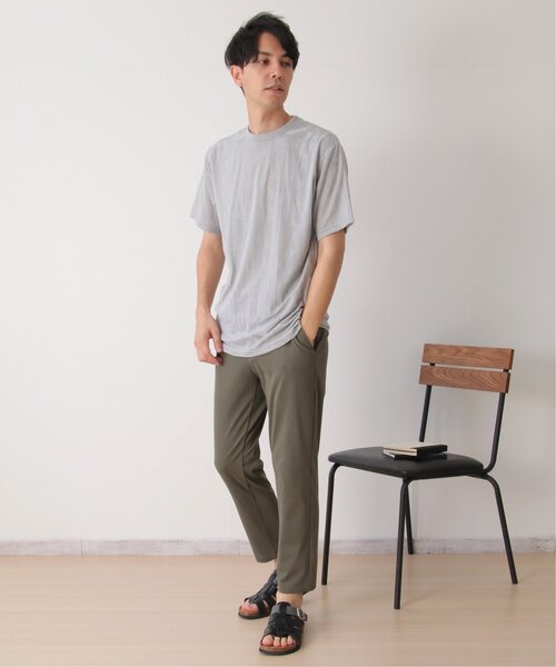 ikka(イッカ)の「リンクスジャガードジオメTシャツ(Tシャツ/カットソー・メンズ・グレー/ネイビー/ホワイト・M/L/XL)」の17枚目の写真