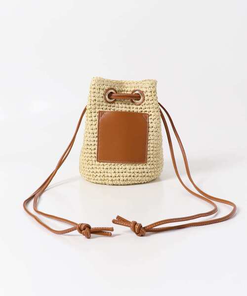 SENSE OF PLACE by URBAN RESEARCH（センスオブプレイスバイアーバンリサーチ）の「ペーパーショルダーバッグ（ショルダーバッグ・レディース・ブラック/ベージュ・ONE）」の15枚目の写真