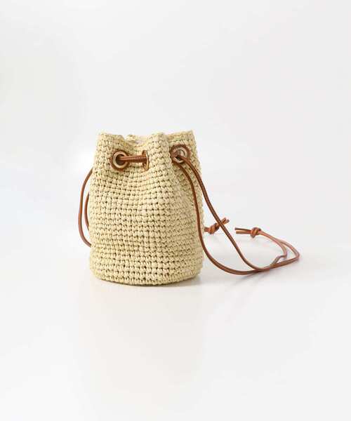 SENSE OF PLACE by URBAN RESEARCH（センスオブプレイスバイアーバンリサーチ）の「ペーパーショルダーバッグ（ショルダーバッグ・レディース・ブラック/ベージュ・ONE）」の18枚目の写真