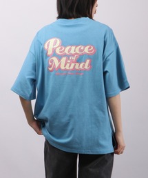 spiritoso Peace Mind ロゴプリント 半袖Tシャツ