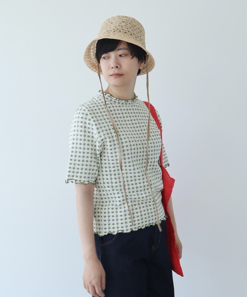 bulle de savon（ビュルデサボン）の「○hanahana mini ジャガード