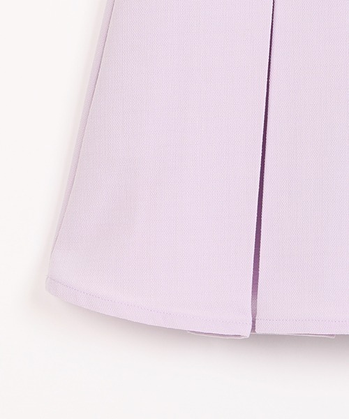 LOVETOXIC（ラブトキシック）の「ツイードボックスプリーツスカパン（スカート・キッズ・ブラック/ラベンダー・S/M/L）」の5枚目の写真