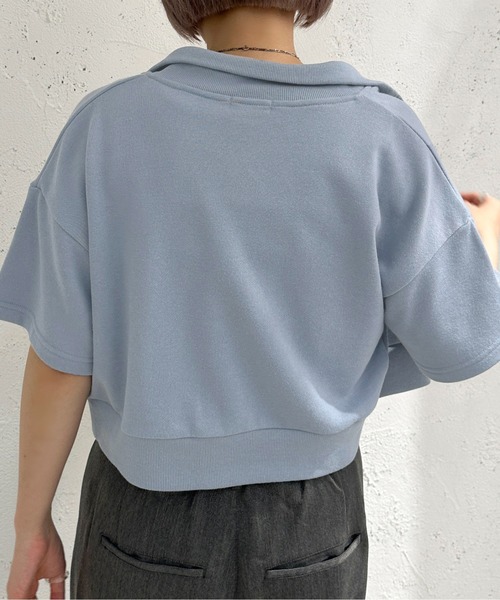 apres jour mignon(アプレジュールミニョン)の「クロップドWZIP【ZOZOTOWN限定アイテム】【SETUP着用可能】(カーディガン/ボレロ・レディース・ナチュラル/ブルー/ネイビー・フリー/X-LARGE)」の19枚目の写真
