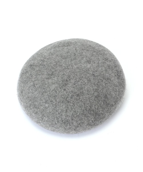 FREE'S MART（フリーズマート）の「◆ウール混ベレー（ハンチング/ベレー帽・レディース・グレー/ブラック・ﾌﾘ-）」の10枚目の写真