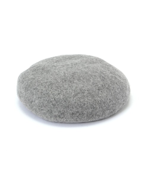 FREE'S MART（フリーズマート）の「◆ウール混ベレー（ハンチング/ベレー帽・レディース・グレー/ブラック・ﾌﾘ-）」の11枚目の写真