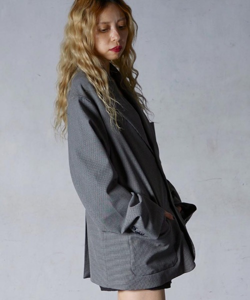 EGO TRIPPING(エゴトリッピング)の「mj9377- CRAFTMAN JACKET ジャケット(テーラードジャケット・メンズ・グレー系その他/ネイビー・48(L)/46(M))」の15枚目の写真