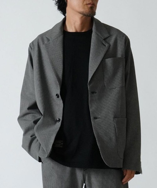 EGO TRIPPING(エゴトリッピング)の「mj9377- CRAFTMAN JACKET ジャケット(テーラードジャケット・メンズ・グレー系その他/ネイビー・48(L)/46(M))」の9枚目の写真