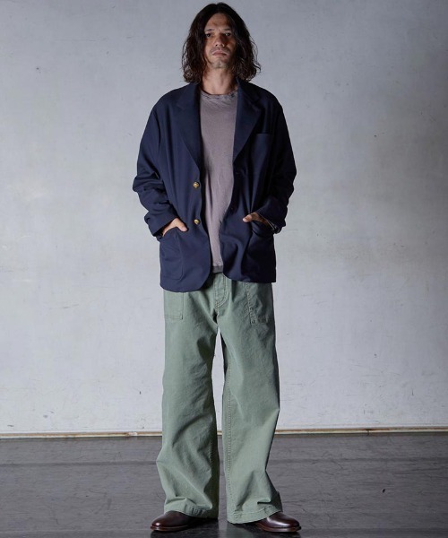 EGO TRIPPING(エゴトリッピング)の「mj9377- CRAFTMAN JACKET ジャケット(テーラードジャケット・メンズ・グレー系その他/ネイビー・48(L)/46(M))」の21枚目の写真