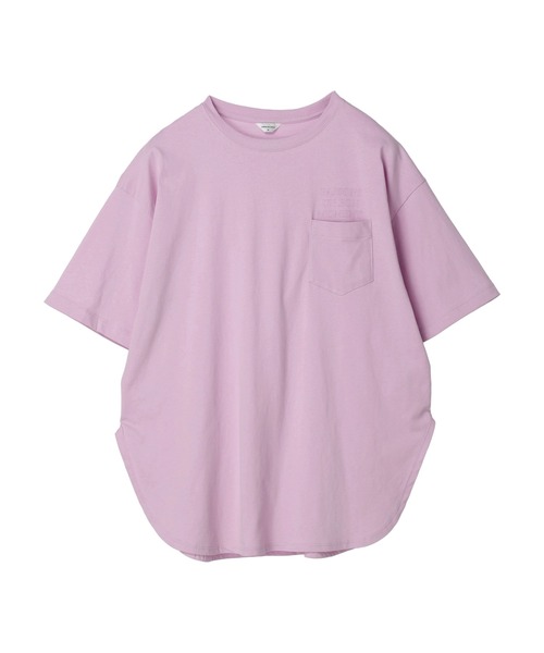 AMERICAN HOLIC（アメリカンホリック）の「ポケット付きロゴカットチュニック（チュニック・レディース・ピンク/チャコールグレー/オフホワイト・L/M）」の15枚目の写真