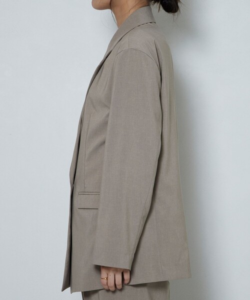 Aresense（アーセンス）の「Aresense/アーセンス ウォッシャブルダブルジャケット（テーラードジャケット・レディース・ブラック/ベージュ・38/36）」の17枚目の写真