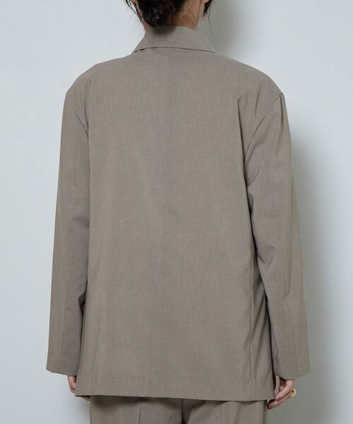 Aresense（アーセンス）の「Aresense/アーセンス ウォッシャブルダブルジャケット（テーラードジャケット・レディース・ブラック/ベージュ・38/36）」の18枚目の写真