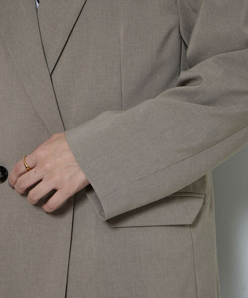 Aresense（アーセンス）の「Aresense/アーセンス ウォッシャブルダブルジャケット（テーラードジャケット・レディース・ブラック/ベージュ・38/36）」の22枚目の写真