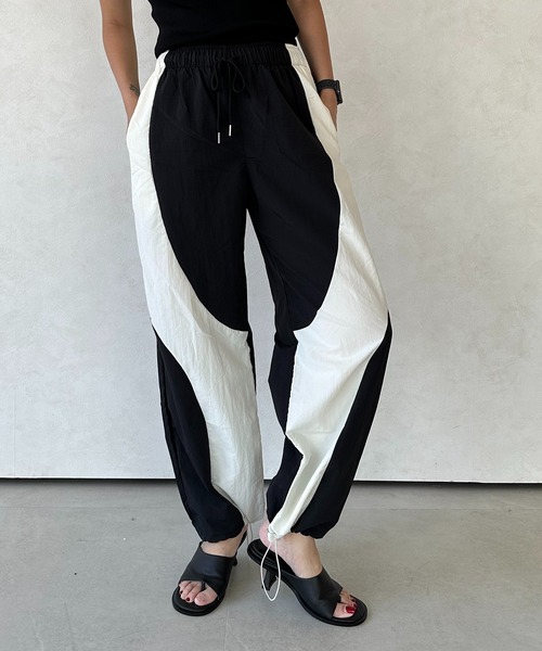 casane（カサネ）の「2wayバイカラーパンツ（その他パンツ・レディース・ブルー/ブラック・FREE）」の13枚目の写真