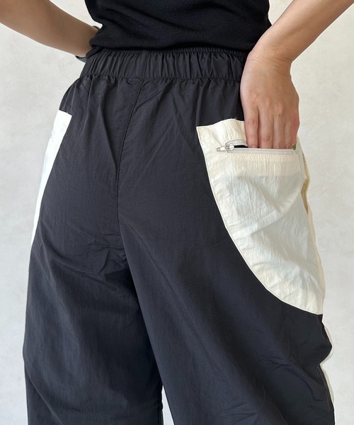 casane（カサネ）の「2wayバイカラーパンツ（その他パンツ・レディース・ブルー/ブラック・FREE）」の7枚目の写真