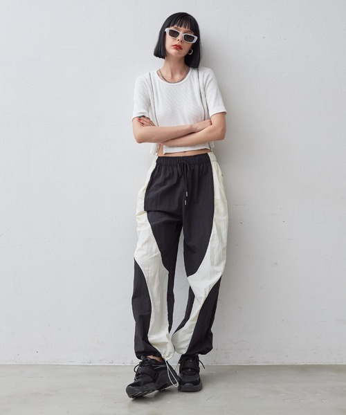 casane（カサネ）の「2wayバイカラーパンツ（その他パンツ・レディース・ブルー/ブラック・FREE）」の19枚目の写真