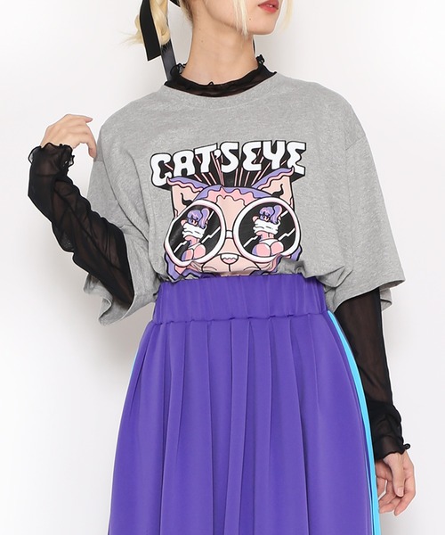 CAT'S EYEビッグTシャツ（Tシャツ/カットソー）｜PUNYUS