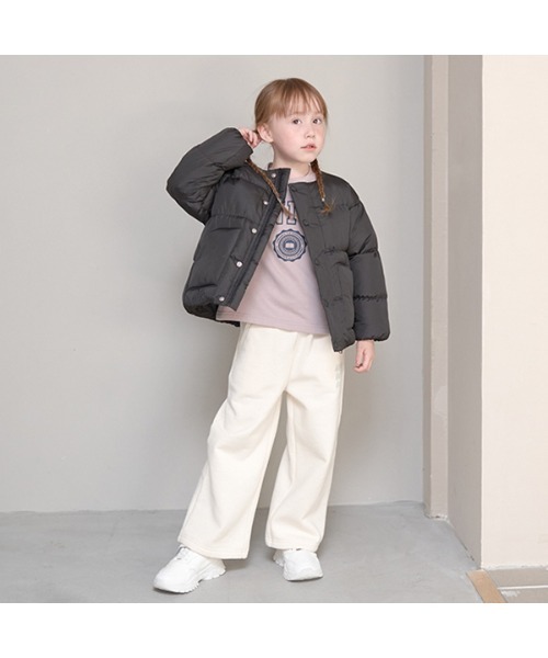 Lycee mine（リセマイン）の「【万能アイテム】アソートロゴスウェット（スウェット・キッズ・ピンク/モカ/ラベンダー/チャコール/ネイビー/サックスブルー/グレイッシュベージュ/アイボリー・100cm/110cm/140cm/150cm/120cm/130cm）」の13枚目の写真