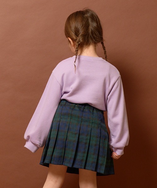 Lycee mine（リセマイン）の「【万能アイテム】アソートロゴスウェット（スウェット・キッズ・ピンク/モカ/ラベンダー/チャコール/ネイビー/サックスブルー/グレイッシュベージュ/アイボリー・100cm/110cm/140cm/150cm/120cm/130cm）」の21枚目の写真