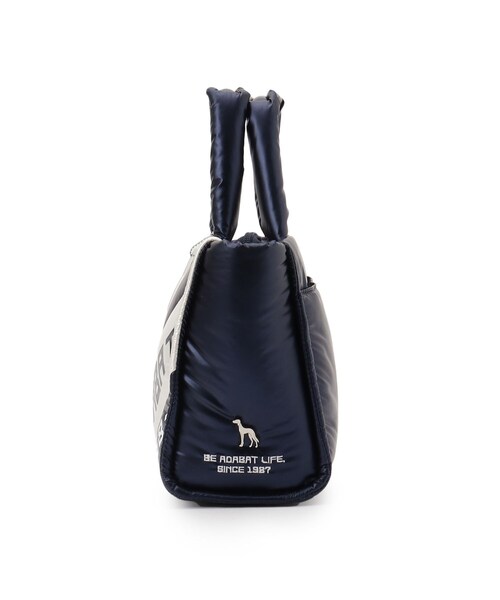 adabat（アダバット）の「【保冷機能】ふわふわ ボーダーデザイン カートバッグ（ハンドバッグ・レディース・ホワイト系3/シルバー系2・00）」の4枚目の写真