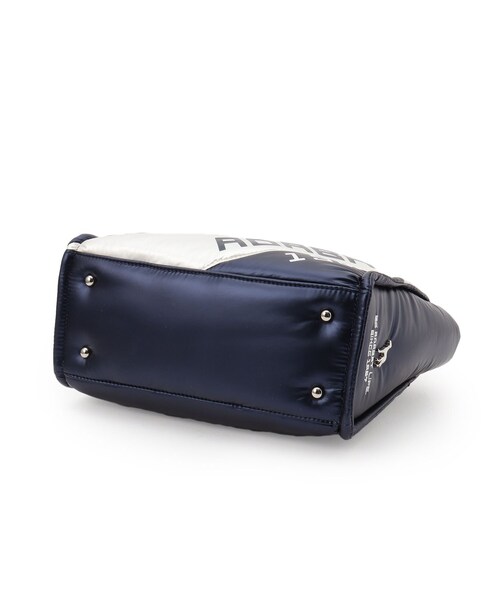 adabat（アダバット）の「【保冷機能】ふわふわ ボーダーデザイン カートバッグ（ハンドバッグ・レディース・ホワイト系3/シルバー系2・00）」の6枚目の写真