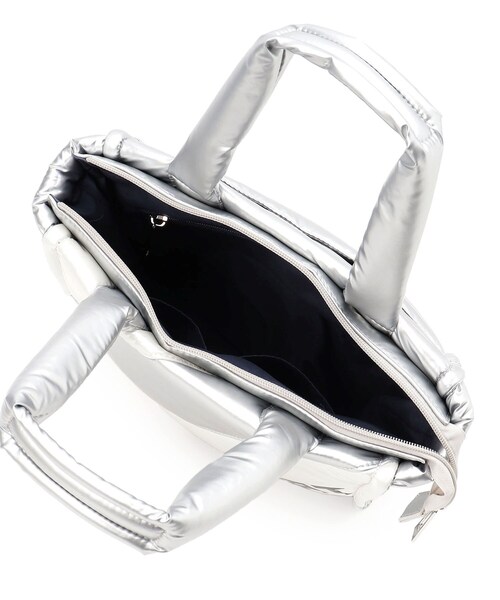 adabat（アダバット）の「【保冷機能】ふわふわ ボーダーデザイン カートバッグ（ハンドバッグ・レディース・ホワイト系3/シルバー系2・00）」の7枚目の写真