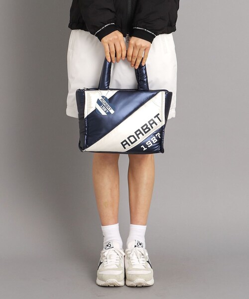 adabat（アダバット）の「【保冷機能】ふわふわ ボーダーデザイン カートバッグ（ハンドバッグ・レディース・ホワイト系3/シルバー系2・00）」の16枚目の写真