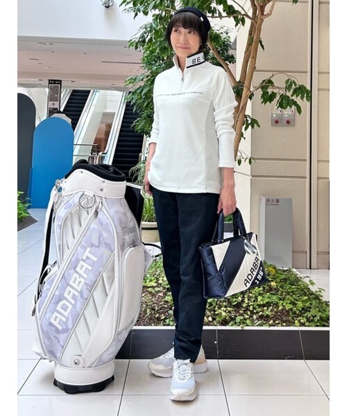 adabat（アダバット）の「【保冷機能】ふわふわ ボーダーデザイン カートバッグ（ハンドバッグ・レディース・ホワイト系3/シルバー系2・00）」の21枚目の写真