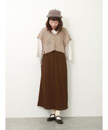 Samansa Mos2 | カットジャカードキャミワンピース(ワンピース)