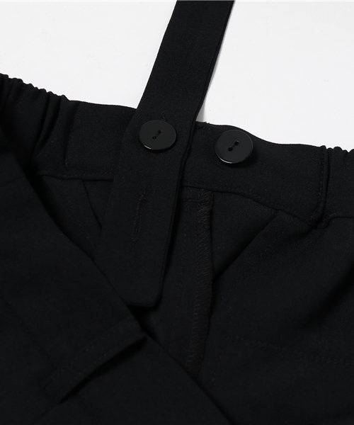 OUTLET(アウトレット)の「【CAPRICIEUX LE'MAGE】キレイメサロペット(サロペット/オーバーオール・レディース・ブラック/グレイッシュベージュ・FREE)」の11枚目の写真