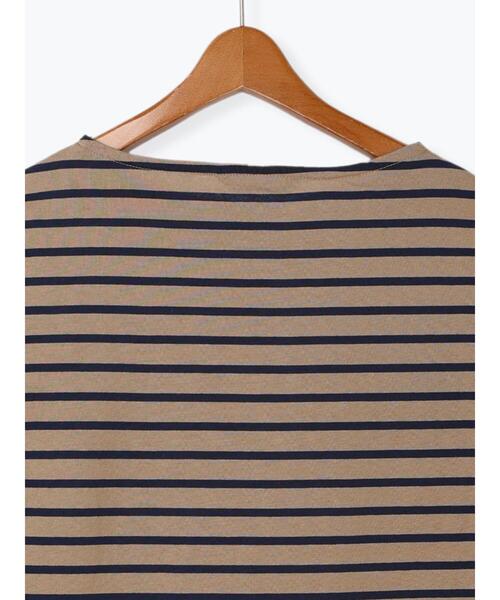 Lugnoncure（ルノンキュール）の「ボーダーTシャツ（Tシャツ/カットソー・レディース・オフホワイト/グリーン/ネイビー/モカ・F）」の20枚目の写真
