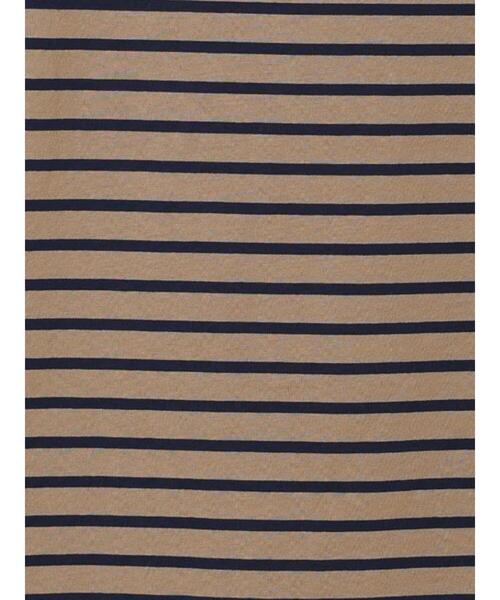 Lugnoncure（ルノンキュール）の「ボーダーTシャツ（Tシャツ/カットソー・レディース・オフホワイト/グリーン/ネイビー/モカ・F）」の21枚目の写真