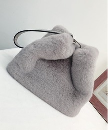 SETUP7（セットアップセブン）の「【SETUP7】2WAYファーミニショルダーバッグ SCCH419　巾着バッグ　手提げ　ボア（ショルダーバッグ）」