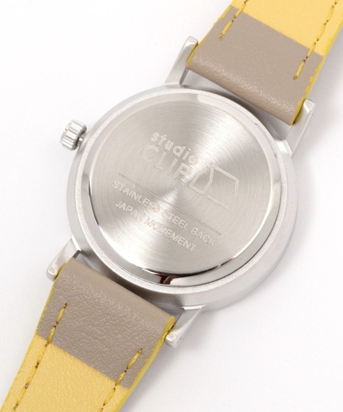 studio CLIP（スタディオクリップ）の「ブレスレット付きサークルウォッチ（アナログ腕時計・レディース・アイボリー/ブラウン/ライトグレー・FREE）」の4枚目の写真